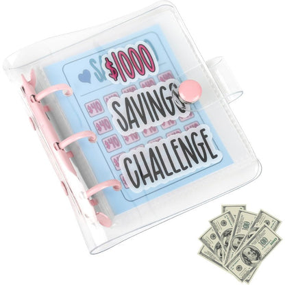 Mini Budget Binder with 25 Waterproof Envelopes