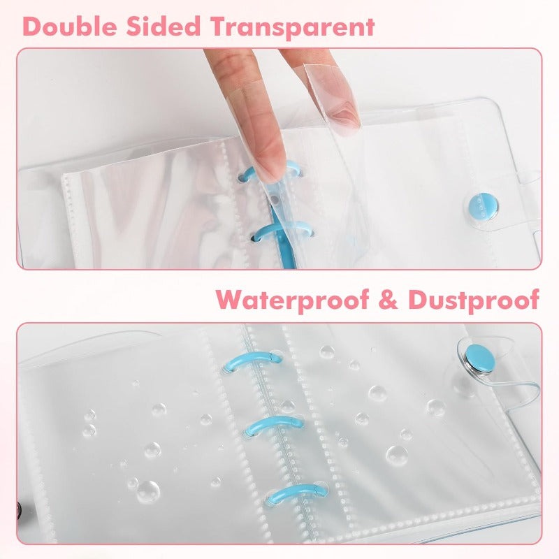 Mini Budget Binder with 25 Waterproof Envelopes