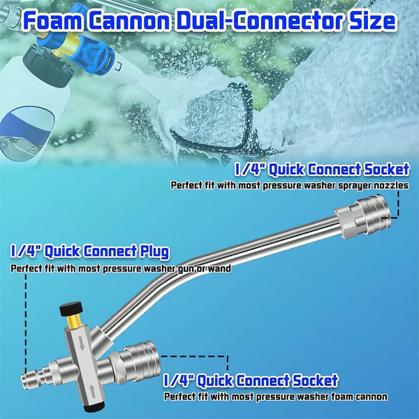 Foam Cannon Dual Connector Accessory