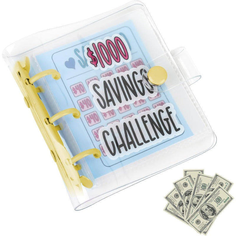 Mini Budget Binder with 25 Waterproof Envelopes