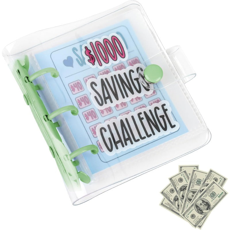 Mini Budget Binder with 25 Waterproof Envelopes